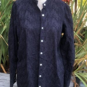 Lands’end button down cotton shirt size M